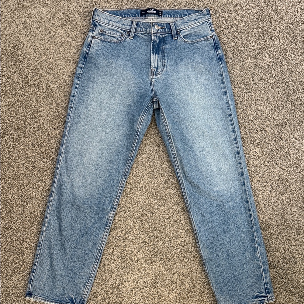 Hollister Light Blue Straight Jeans